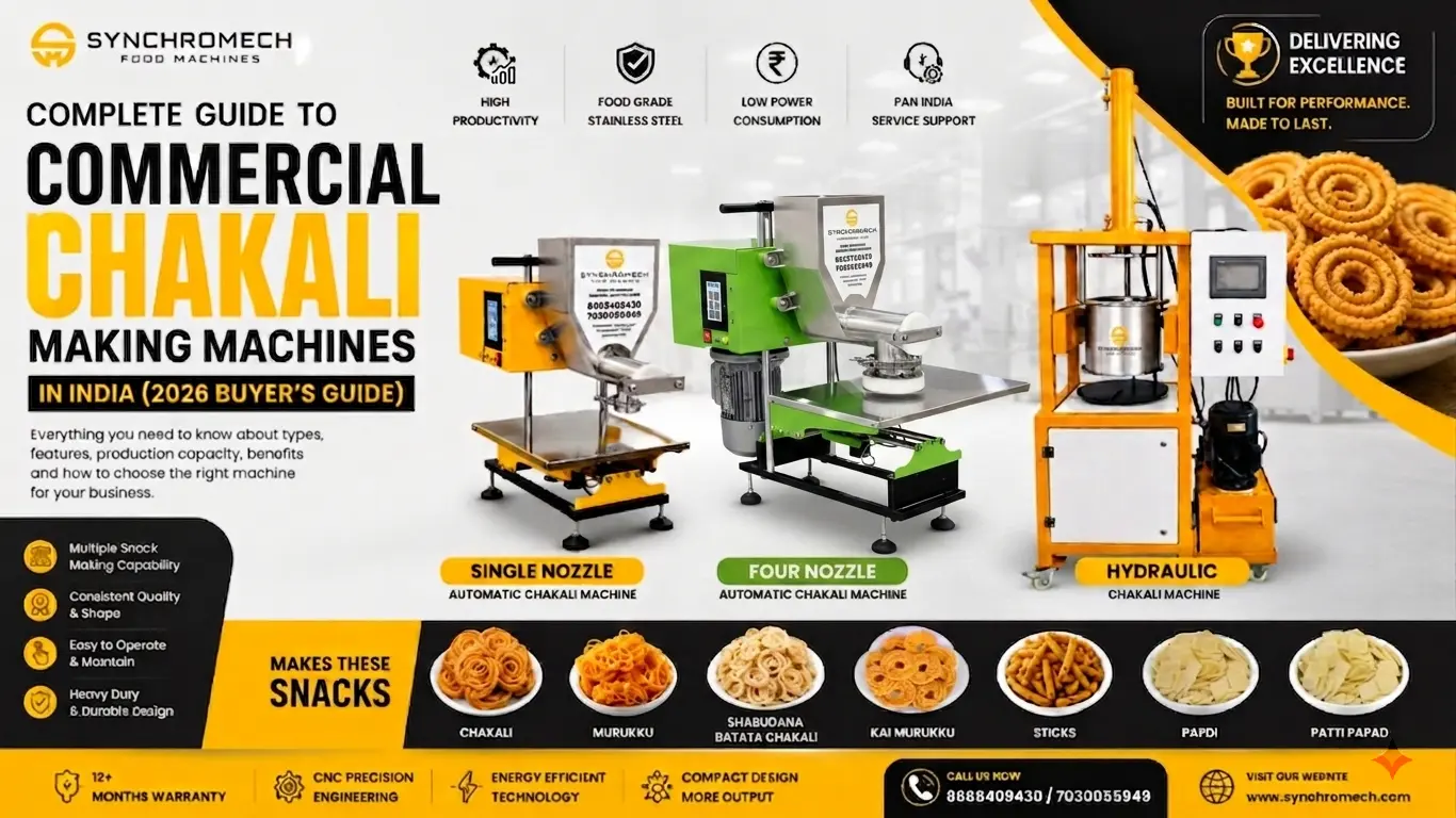 Complete Guide to Commercial Chakali MakingMachines in India