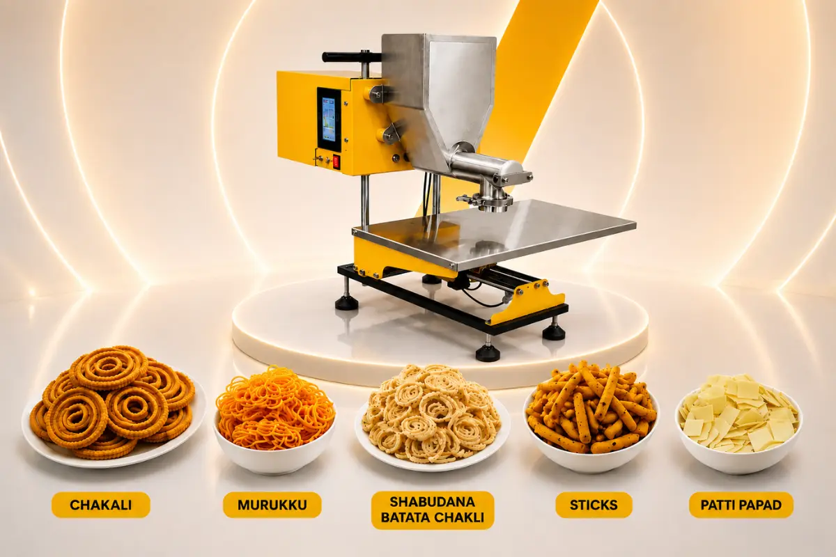 Single Nozzle Automatic Chakali Making Machine