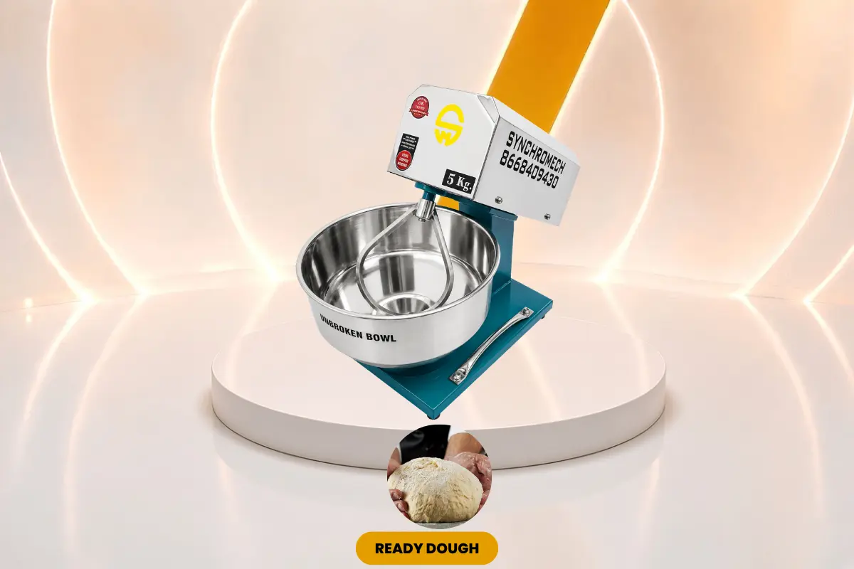 Atta Kneading Machine (Commercial Flour Mixing & Dough Kneading Machine)