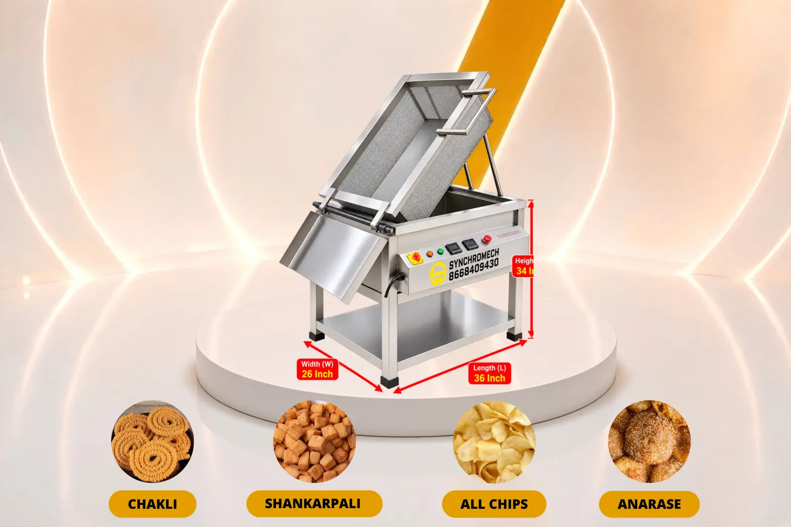 Electrical Fryer Machine (50 Ltr)